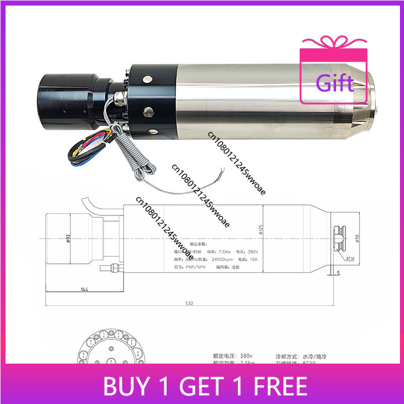 Cnc Spindle Motor - Motore Mandrino Elettrico a Cambio Utensile