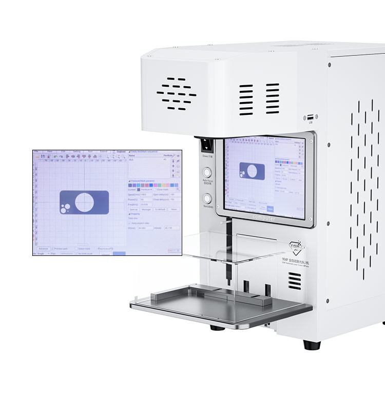 Laser Marking Machine - TBK 958F Mini macchina laser da