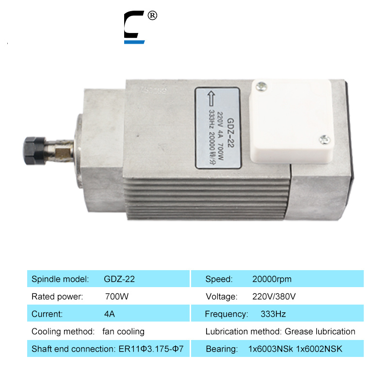 Mandrino raffreddato ad aria H - Cnc Spindle Motor recensione e prezzo